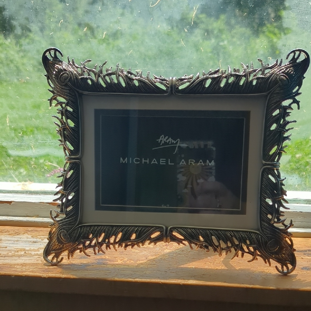 Michael Aram Silver Picture Frame with Intricate Accents